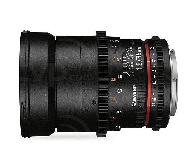Samyang 35mm T1.5 AS UMC Cine Lens for Canon EF Mount