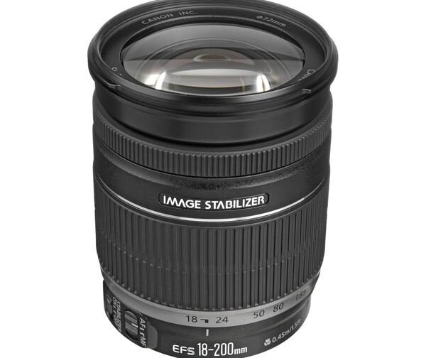 Canon EF-S 18-200mm f/3.5-5.6 IS Standard Zoom Lens for Canon DSLR Cameras
