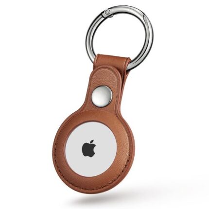 Apple AirTag Leather Key Ring