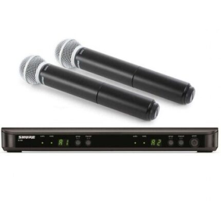 Shure BLX288/PG58 Dual-Channel Wireless Handheld Microphone System with PG58 Capsules