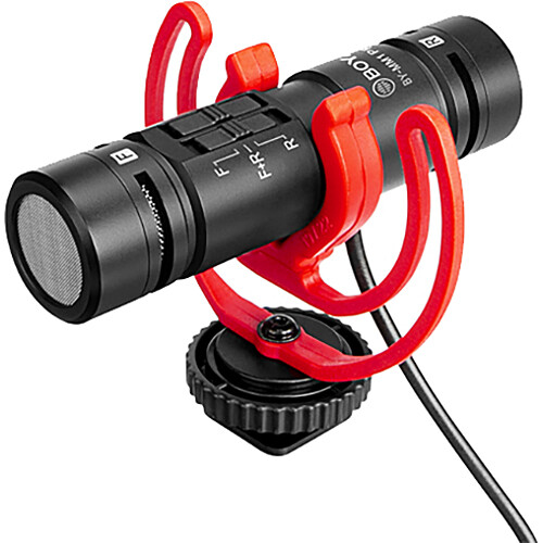 BOYA BY-MM1 PRO Ultracompact Camera-Mount Dual-Capsule Shotgun Microphone - Image 1