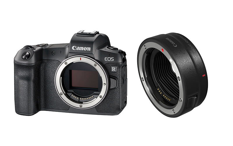 Canon EOS R Body and Mount Adapter EF-EOS R