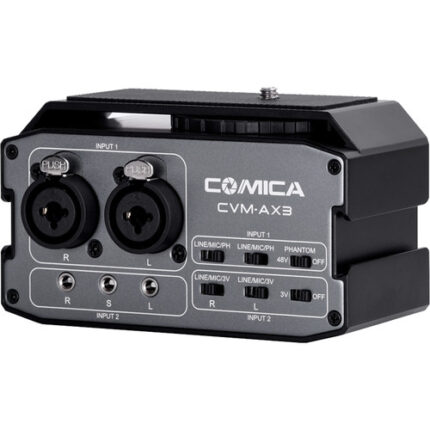 Comica Audio CVM-AX3 Dual-Channel Audio Mixer for DSLRs