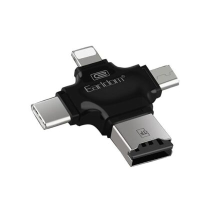 Earldom Card Reader, 4 in 1 Micro SD Card Reader