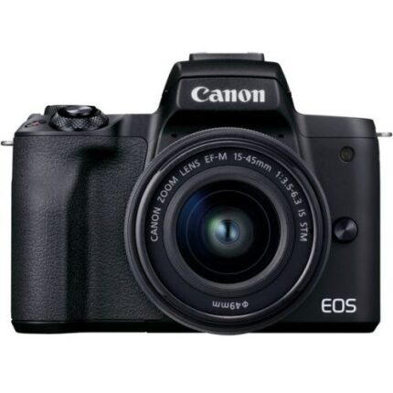 Canon EOS M50 Mark II Mirrorless Digital Camera with 15-45mm Lens (Black)