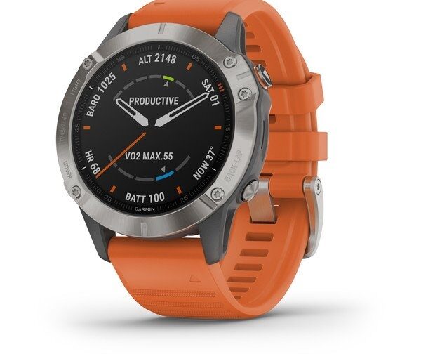Garmin fenix 6 Sapphire Titanium GPS Smartwatch