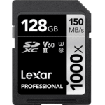 Lexar® 128GB Professional 1000x SDHC™/SDXC™ UHS-II Card