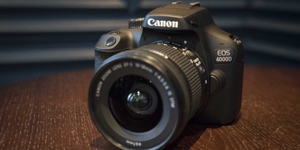 Canon EOS 4000D DSLR Camera EF-S 18-55 mm