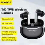 Awei T50 TWS Wireless Bluetooth Earphones