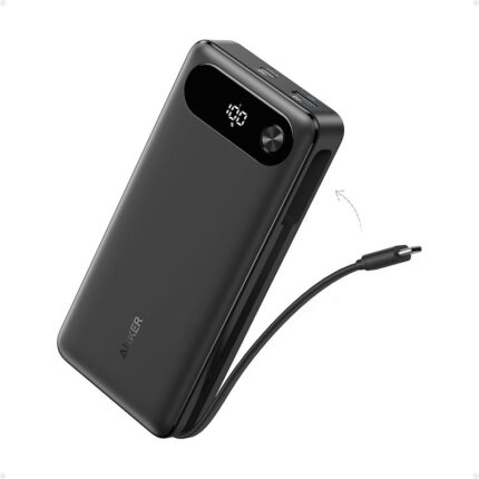 Anker 20000mAh 87W Ultra Fast Charging Power Bank Built-in USB-C Cable A1383H11