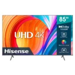 Hisense 85 Inch TV 4K UHD Frameless Smart 85A7H