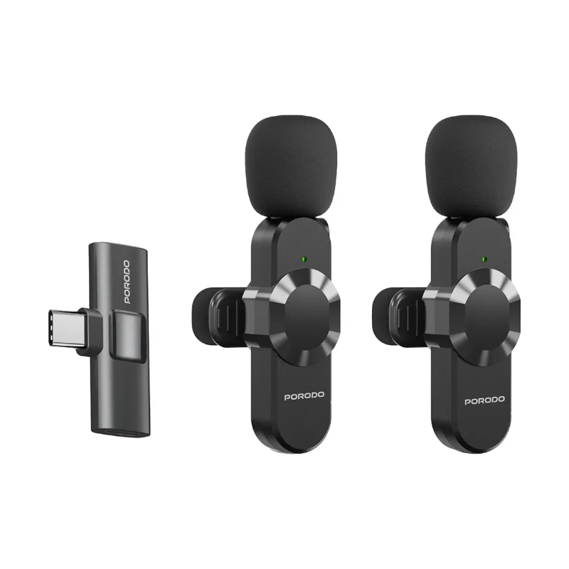 Porodo-Audix-Pro-Lavalier-Dual-Microphone