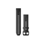 Garmin Fenix 7S with the 20mm QuickFit Black Silicone Band