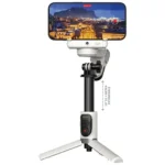 Green Lion Palermo Gimbal Tripod Stand with Remote Control – White