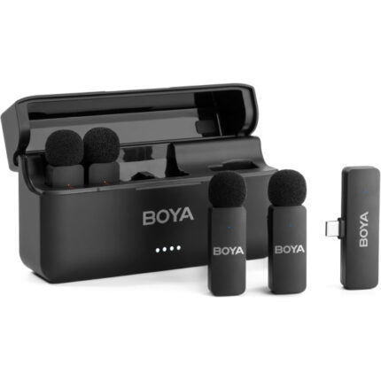 BOYA BY-V4U 4-Person Wireless Microphone System