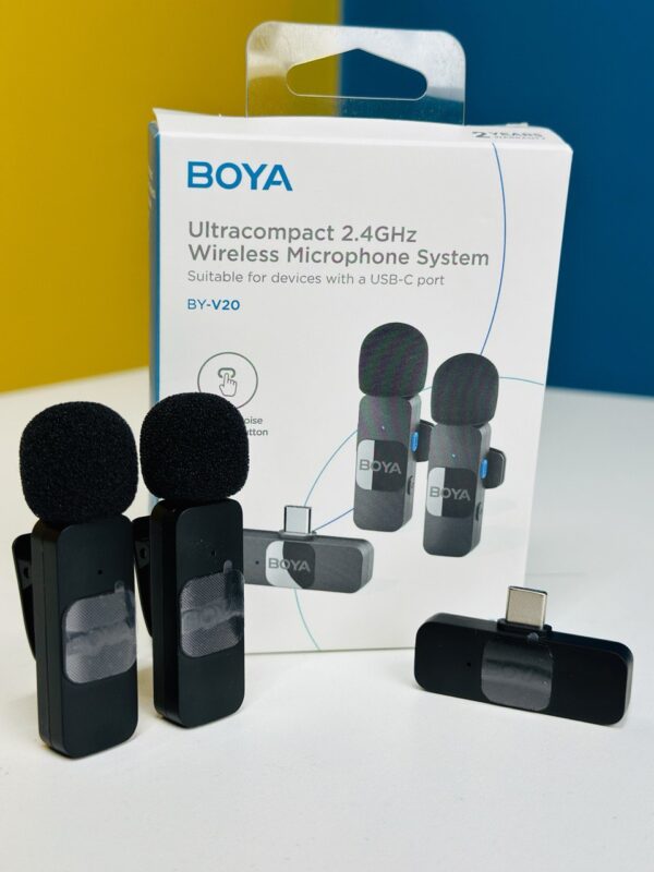 Boya BY-V20 Ultracompact 2.4 GHZ Wireless Microphone