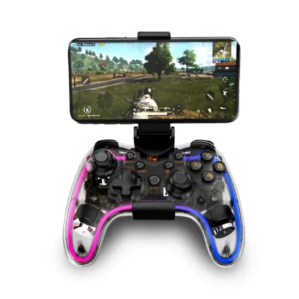 HAVIT G180BT TRANSPARENT RGB BLUETOOTH VIBRATION GAME PAD
