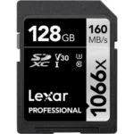 Lexar 128GB Professional 1066x UHS-I SDXC Memory Card 160MB/s, Silver Series