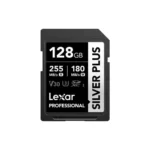 Lexar 128GB Professional Silver Plus UHS-I SDXC Memory Card (255 MB/s)
