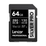 Lexar Professional 64GB SILVER PRO SDXC UHS-II Memory Card
