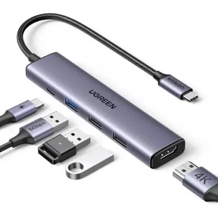  UGREEN 5-in-1 USB Type-C Multifunction Adapter – CM478 – 15495 