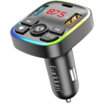 Earldom M110 Car Transmitter with Dual USB & USB-C Ports
