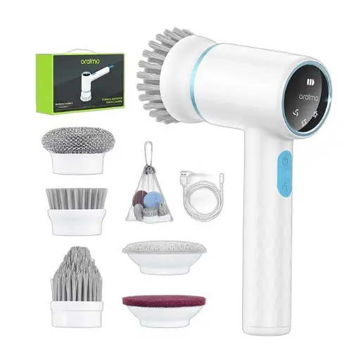 OSS-204A Oraimo UltraCleaner Scrubber 4 OSS-204A Cordless 1.5H Runtime Electric Spin Brush with 5 Replacement Heads - Image 1