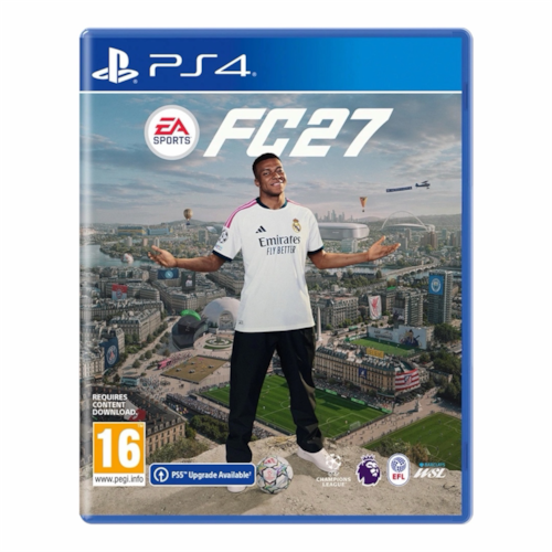 KEY FEATURES Updated Rosters & Kits: Features fully updated real-world club rosters, kits, and stadium licensing for the 2026/2027 season. Authentic Gameplay 2.0: Introduces manual corner kicks, retuned AI defending with no auto-tackles, and more fluent, agile dribbling. Overhauled Career Mode: Features a rebuilt transfer market with realistic valuation curves, active club bidding, and performance-based contract clauses. FUT Gallery: Introduces a brand-new Ultimate Team system to showcase, grade, and level up custom sets of player items. Dual Entitlement: Includes a free digital upgrade to the PlayStation 5 version if you decide to transition to a next-gen console later. PS4 Restrictions: Excludes “The Grounds”—the new 100-player online social playground that is exclusive to PS5.