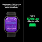 Apple Watch Ultra 4 GPS 49mm Smartwatch Burgundy Trail Loop - Image 4