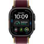 Apple Watch Ultra 4 GPS 49mm Smartwatch Burgundy Trail Loop