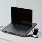 Porodo Gaming 8-Fan Laptop Cooling Stand with Phone Slot - Image 2