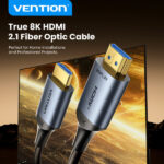 Vention 8K 48Gbps Fiber Optic HDMI Cable - 30M - Image 2