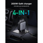 UGREEN Nexode Charger GaN Fast 4-Port 200W - Image 3